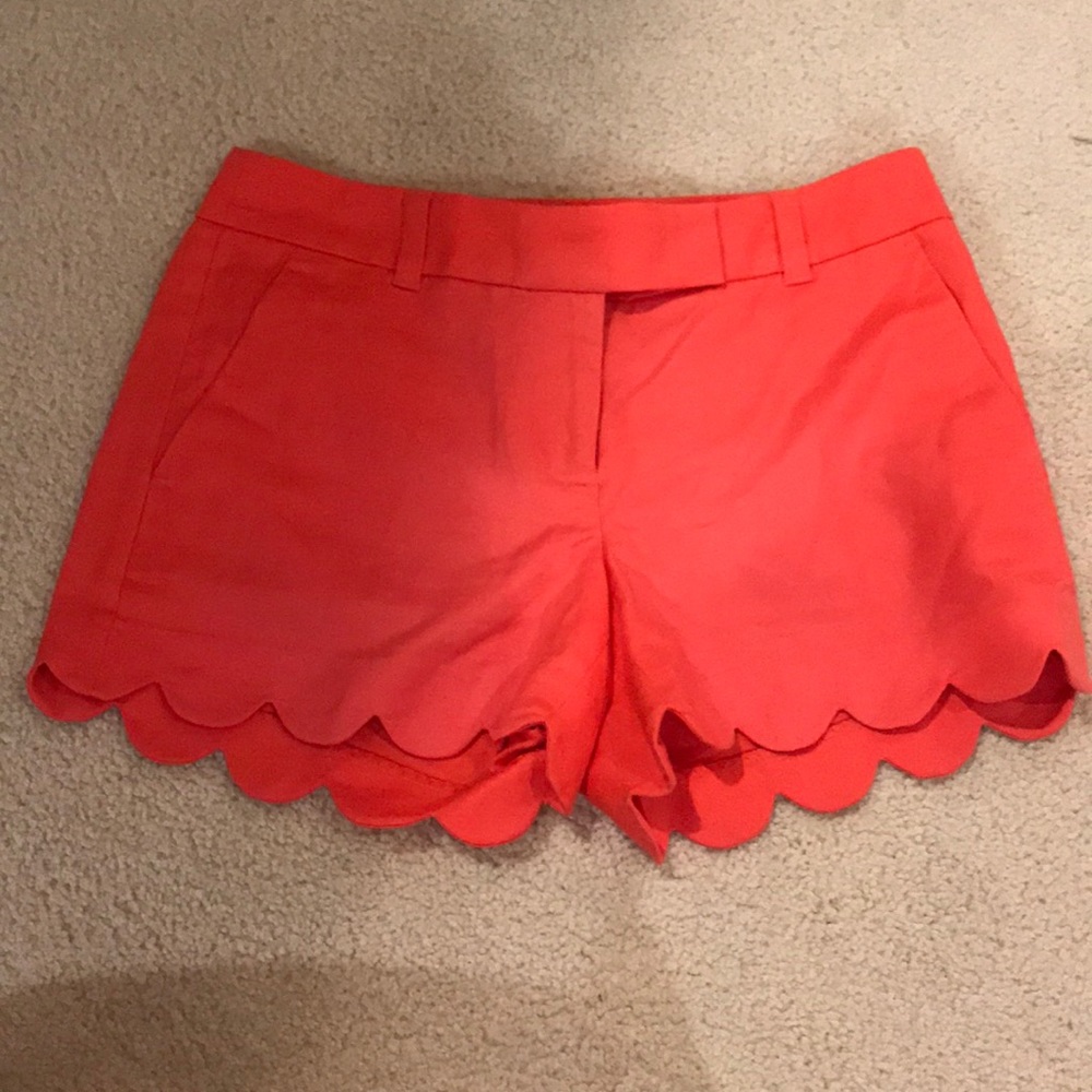 J. Crew scallop edge shorts